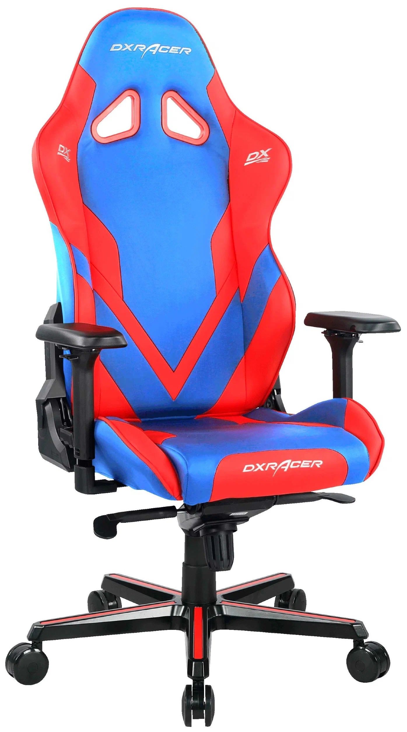 DXRacer Игровое кресло DXRacer G8200 сине-красное (OH/G8200/BR, кожа-PU, 4D, мультиблок