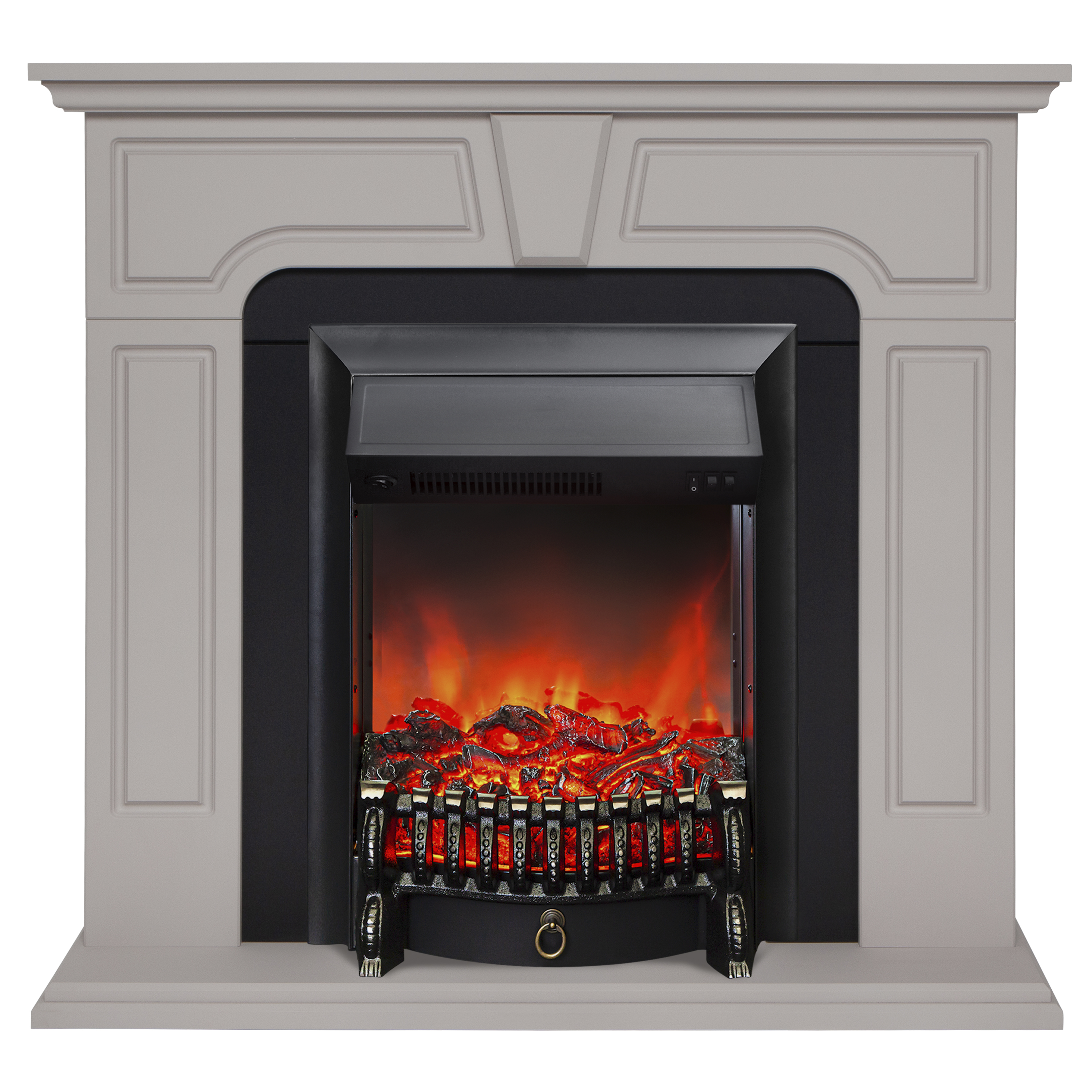 Электрокамин RealFlame Theodor BG-F615 с очагом Fobos Lux Black, 301414