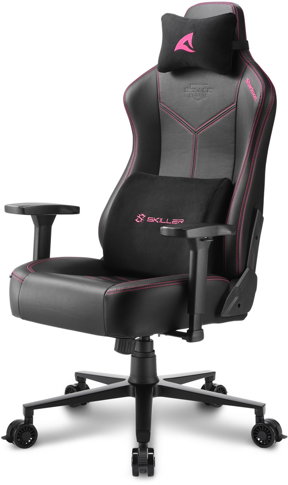 Игровое кресло Sharkoon Skiller SGS30 (Black/Pink