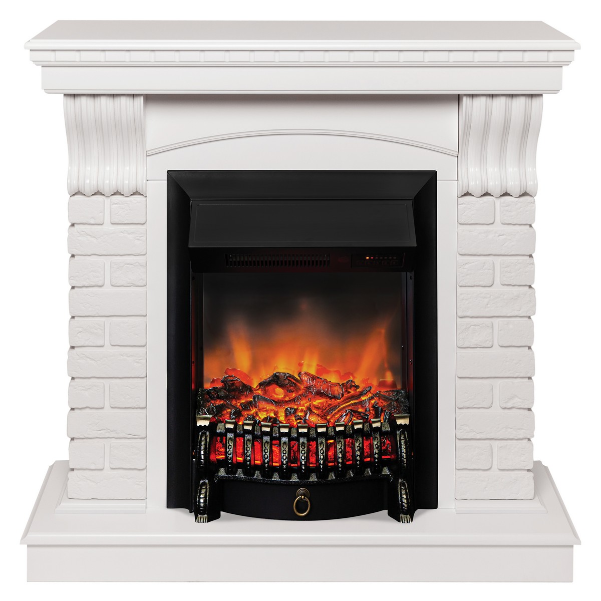 Каминокомплект Realflame JAZZ STD WT 301300 с очагом Fobos LUX BL