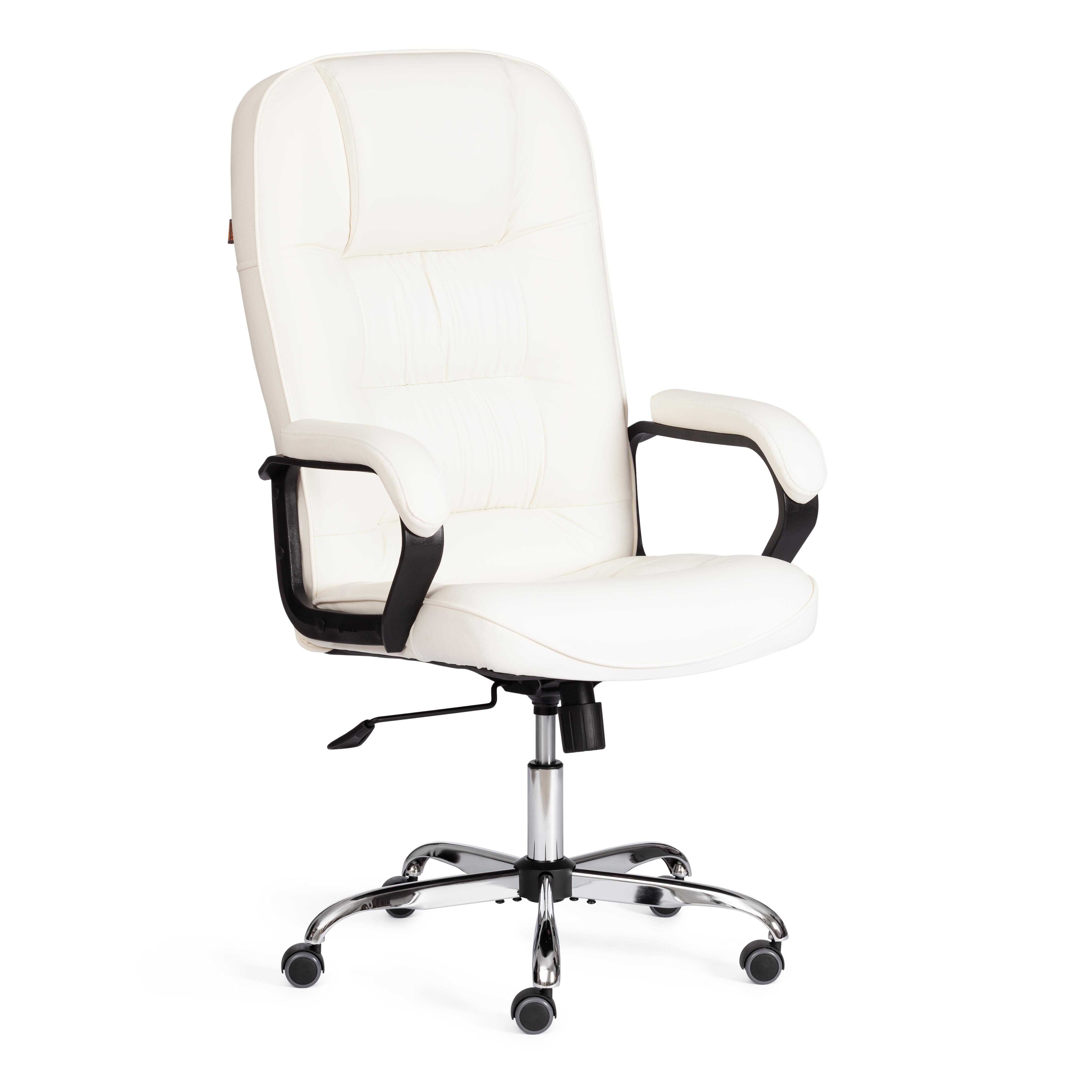 Компьютерное кресло TetChair СН9944-22 хром, кожзам, белый