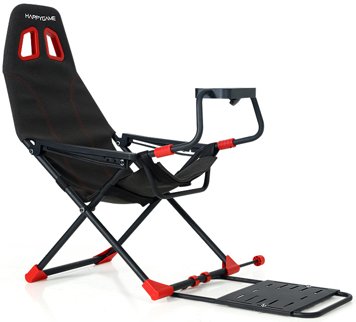 Кресло игровое складное Happy Game auto-simulator chair red