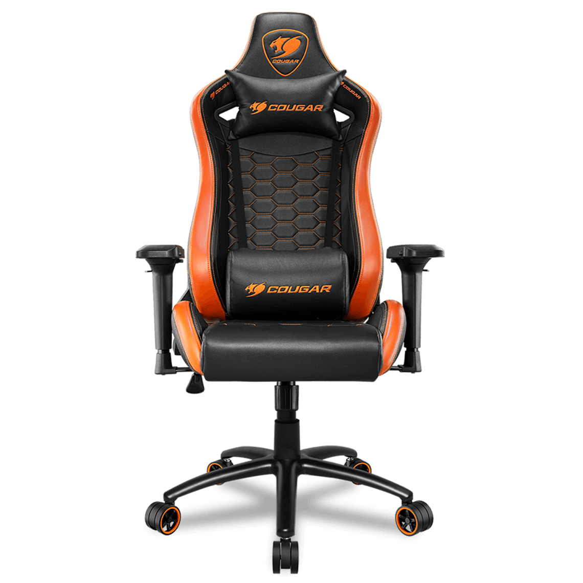 Кресло компьютерное игровое Cougar OUTRIDER S Black-Orange 3MOUTNXB.BF01