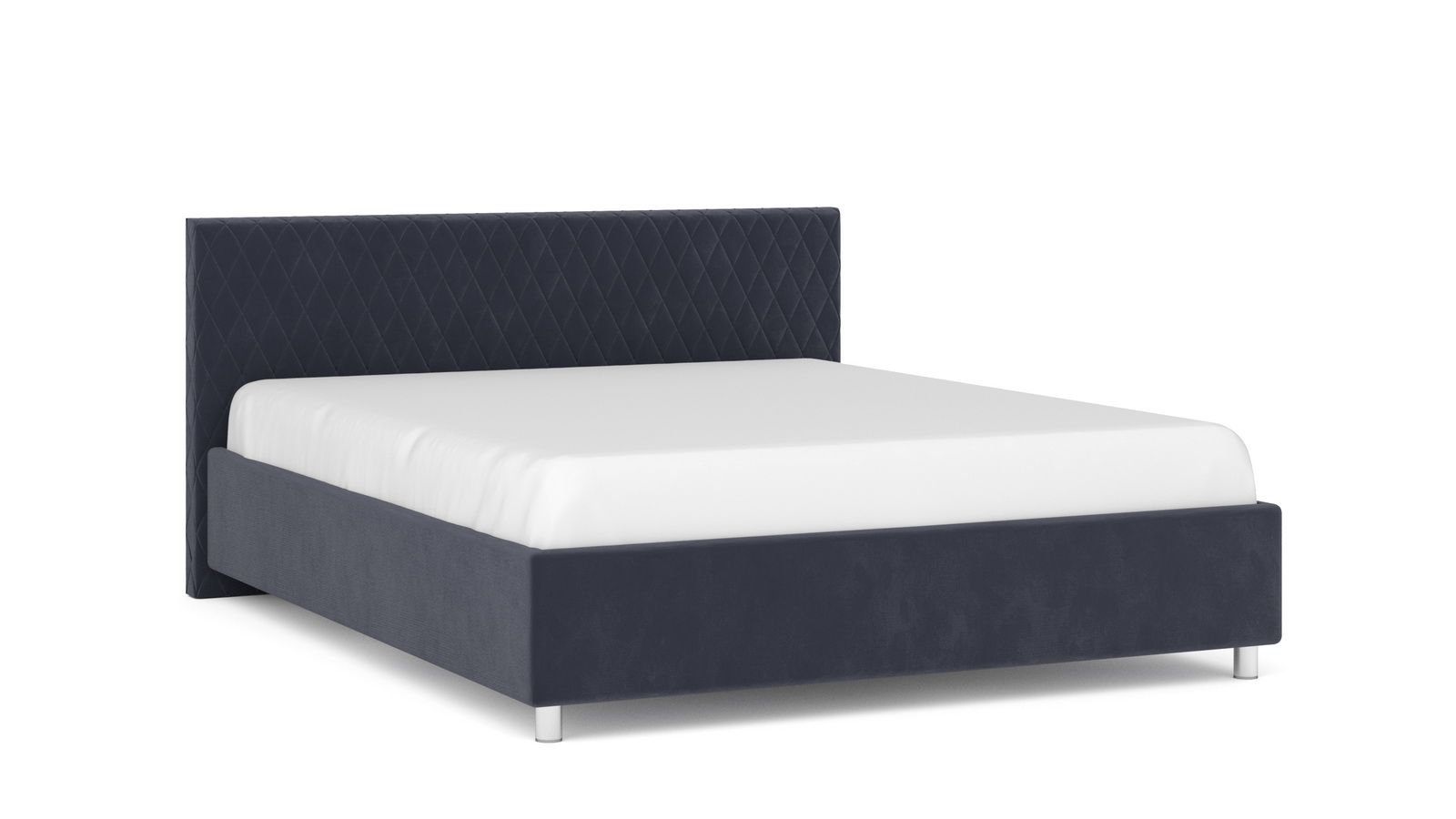 Кровать Askona Gwen I Sky Velvet 40 120х2