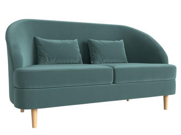 Кушетка Хит Диванов Атико велюр, бирюзовый