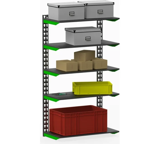 Металлическая система хранения Metalex SMFV15010040 100x40x150 серо-зеленый