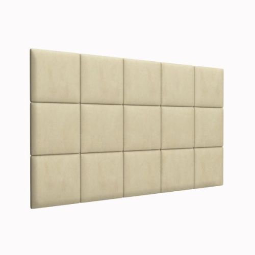 Мягкое изголовье кровати Alcantara Peach 30х30 см 1 шт.