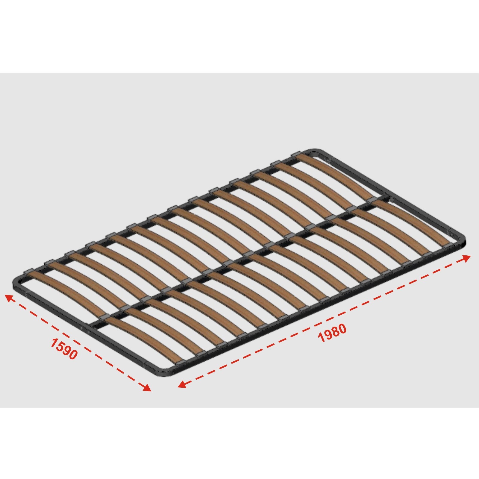 Основание для двуспальной кровати 1980х159
