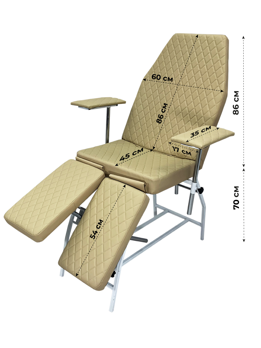 Педикюрное кресло BeautyMedCompany, бежевый