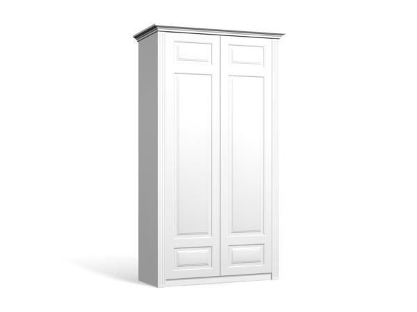 Шкаф распашной Классика Люкс-2.10 МДФ для одежды двухдверный 100x240x60 Мегамебель
