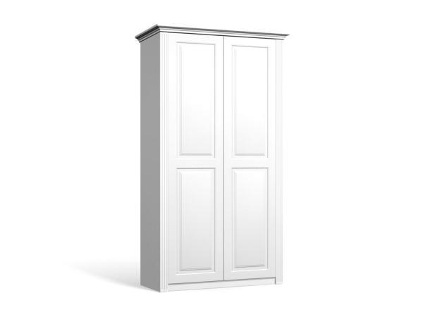 Шкаф распашной Классика Люкс-2.9 МДФ для одежды двухдверный 90x200x40 Мегамебель