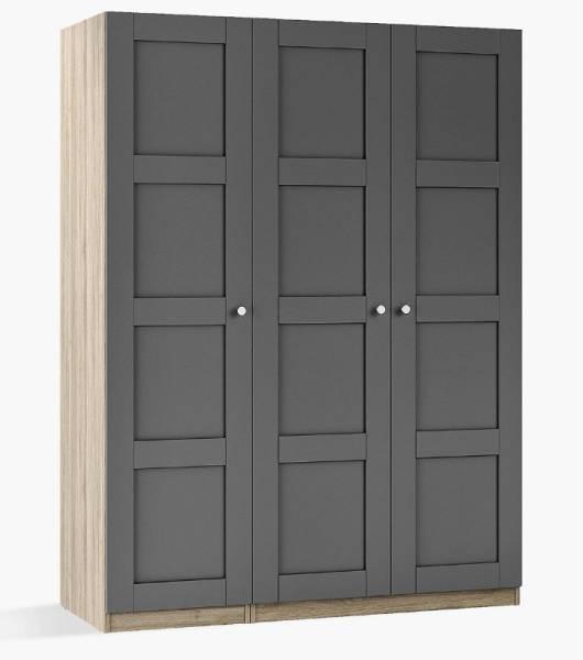 Шкаф распашной Ричмонд-6 МДФ трёхдверный ШxГxВ 1500*500*2200 Мегамебель Мегамебель