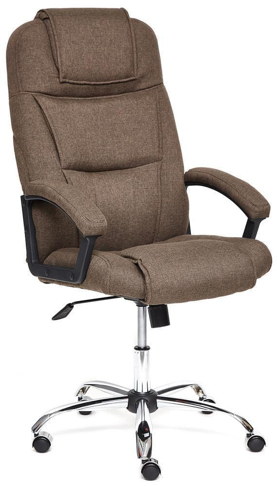 Tetchair BERGAMO (хром) ткань, коричневый, 3М7-147