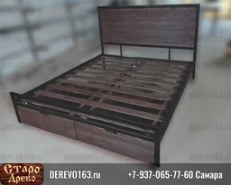 Кровать лофт с ящиками